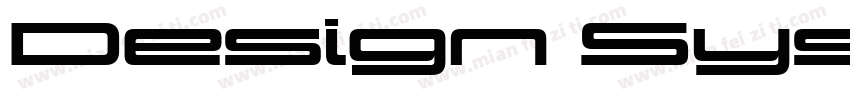 Design System D W01 900R字体转换